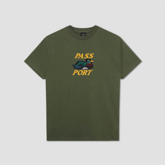 PassPort Fast Duck T-Shirt Olive