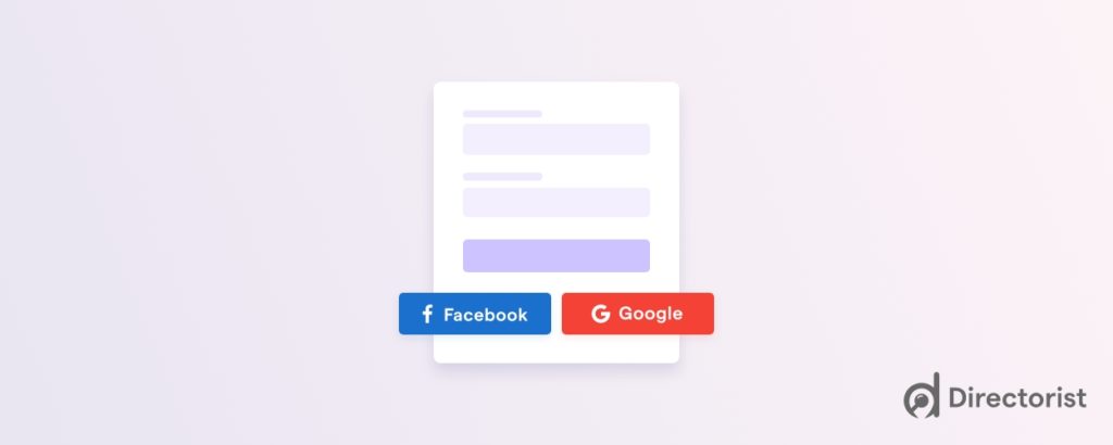 Create a Directory Website Using Oxygen Page Builder- Allow users to login with their social accounts