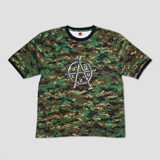 Baglady Bagarchy Digi Camo Ringer T-Shirt