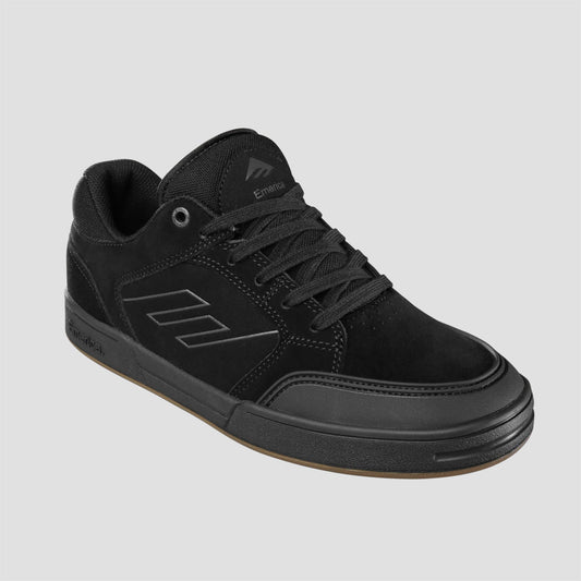 Emerica Heritic Skate Shoes Black / Black