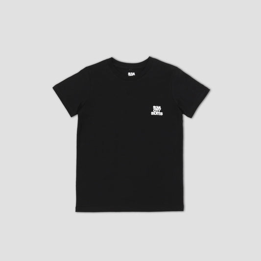 Slam City Classic Scale Logo Youth T-Shirt Black