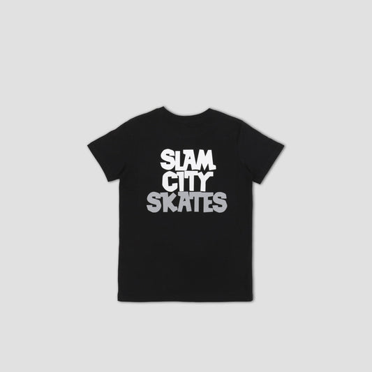 Slam City Classic Scale Logo Kids T-Shirt Black