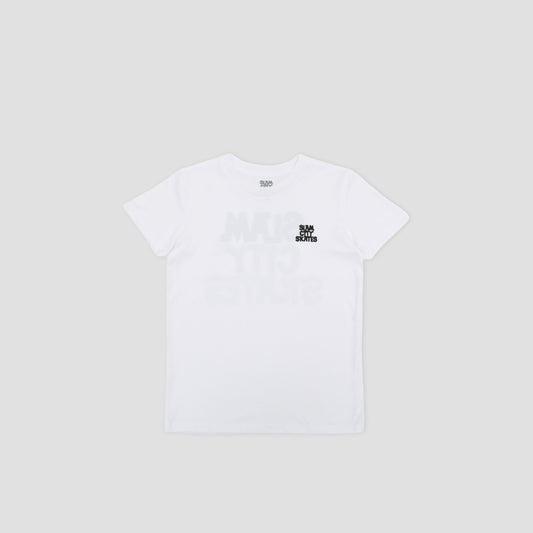 Slam City Classic Scale Logo Kids T-Shirt White