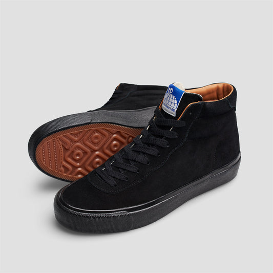 Last Resort AB VM001 Suede Hi Skate Shoes Black / Black OG Insole