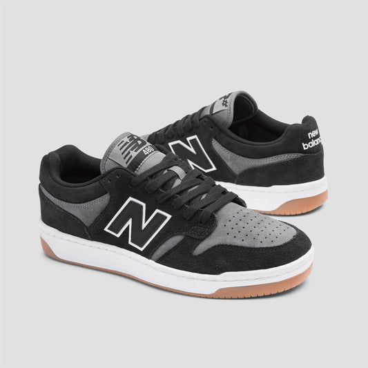 New Balance 480 Skate Shoes Black / White / Gum