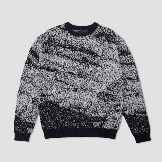 PassPort Cave~in Mohair Sweater Black / Grey