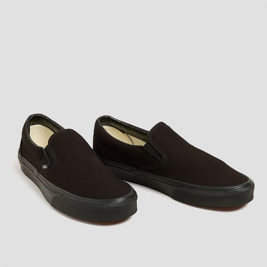 Vans Classic Slip-On Skate Shoes Black Black