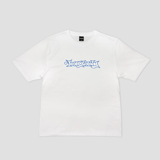 Baglady Bootleg Throw Up T-Shirt White