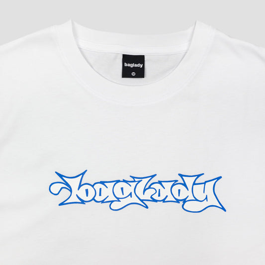 Baglady Bootleg Throw Up T-Shirt White