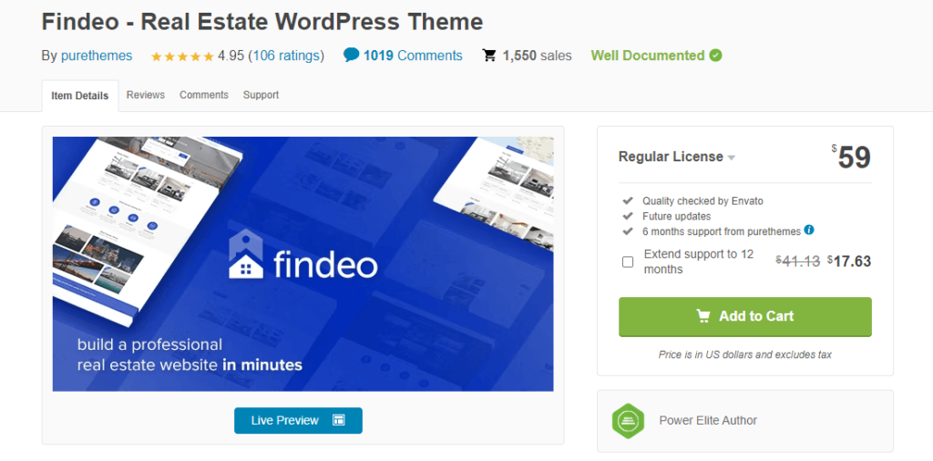 Findeo - real estate directory theme