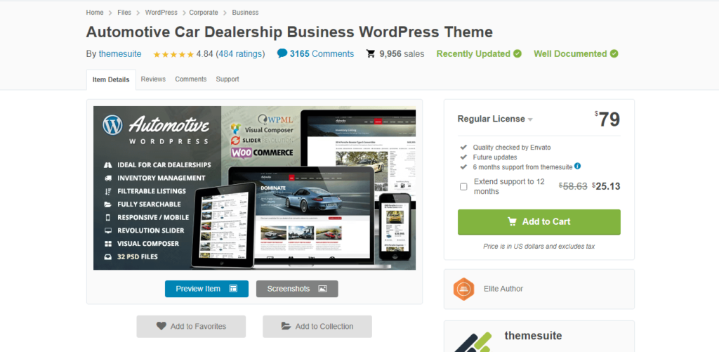 Best WordPress Car Dealership Themes