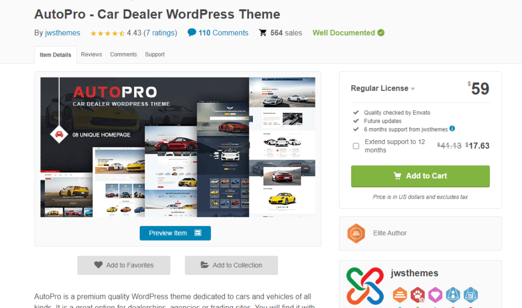 Best WordPress Car Dealership Themes