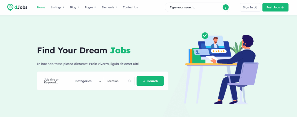 djobs best job board WordPress theme