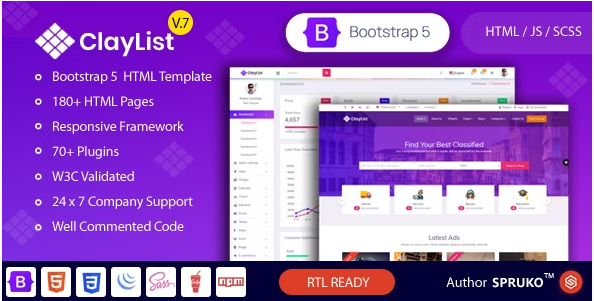 Best Classified Website Templates- Listee