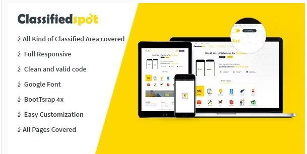 Best Classified Website Templates- Classified Spot
